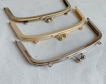 16,5 cm (6 1/2 ") Retro Bag Purse Frame Clutch Bag Frame Glue-In Style Pick Color