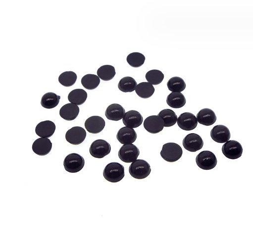 9mm or 10mm Solid Black Safety Eyes With Plastic Backs for Teddy  Bear/animal Soft Toy Making 