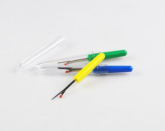 1pc Seam Ripper Thread Cutter Seam Remover With Plastic Handle