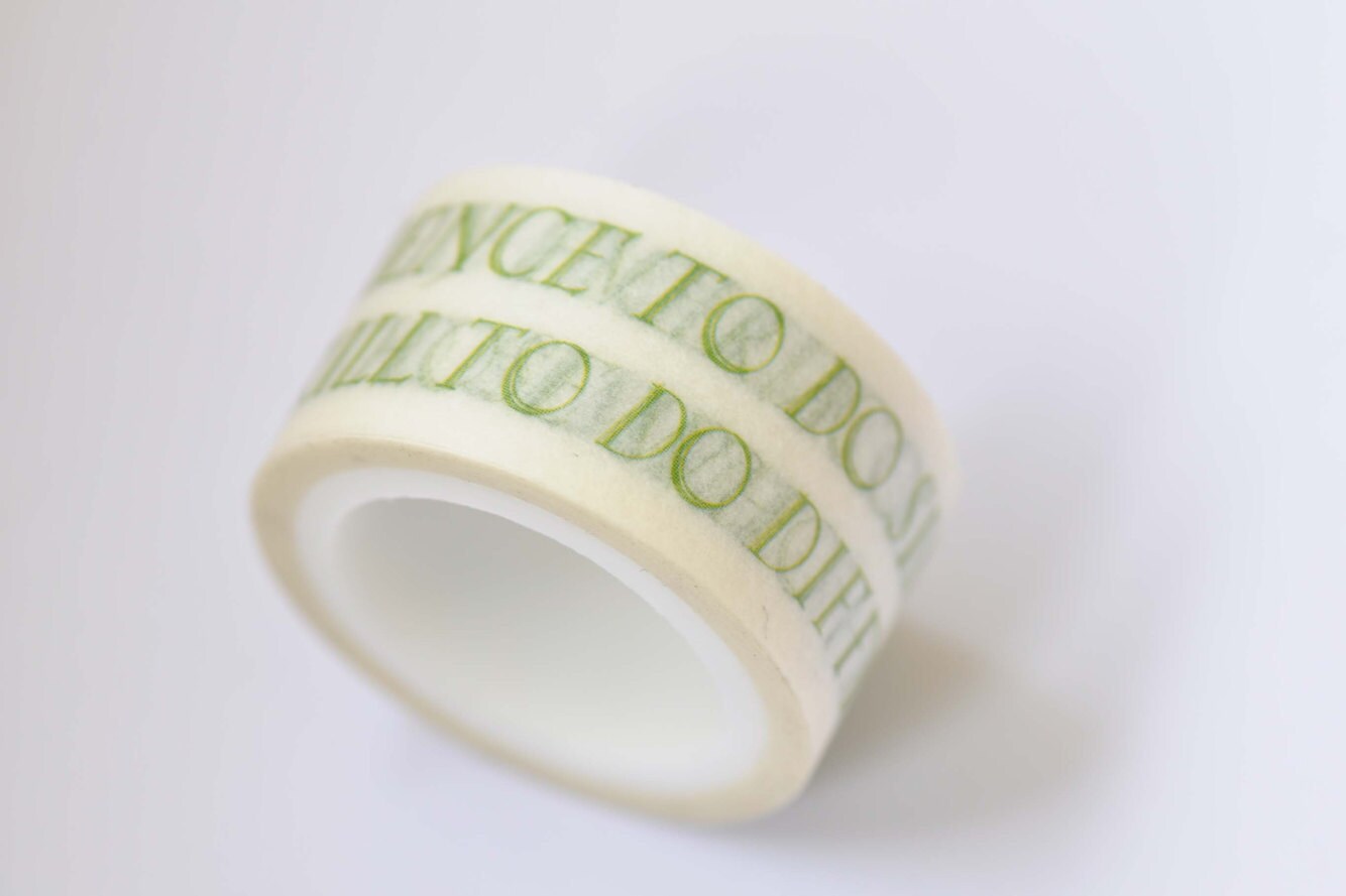 Words Washi Tape/ English Sentences 20mm Wide x 5m Long Etsy