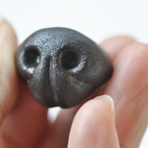 Dark Brown Animal Nose, Amigurumi Safety Nose with Washers (5pcs) Pick Size image 6