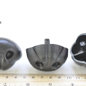 Black Dog Nose/ Animal Amgiurumi Safety Nose Come With Washers 5pcs A Pack -Pick Size 5pcs 50mm