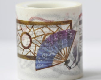 Asian Culture Vintage Window Washi Tape/  Wide Japanese Masking Tape 40mm wide x 5m long No.12059