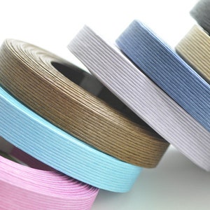 Japanese Craft Tape Paper Craft Band Basket Supplies 1.5cm x 5M/10M/20Meters Roll 23 Colors Available image 3