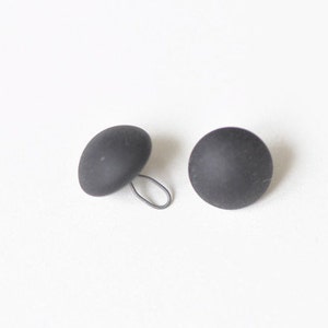 One Pair Germany Matte Black Glass Eyes Round Teddy Bear Eyes 5mm ,6mm, 7mm, 8mm，10mm