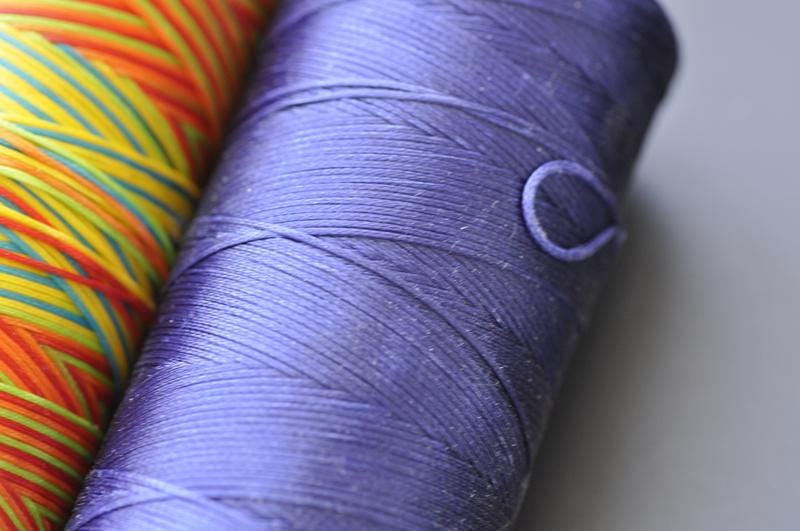 Filo Cerato Bianca, 328 Yards Filo da Cucito Per Cuoio, 150D 1 Filo