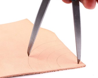 Steel Leather Compass, Spring Wing Divider/Scriber 100mm/125mm/150mm/180mm