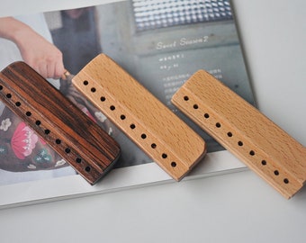 Retro Purse Frame Sewing Wood Lock Handle Purse Frame 10cm x 3cm A Pair Original / Coffee Pick Color