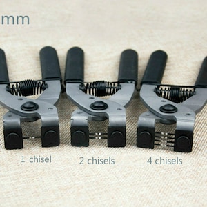 1 Piece Diamond Chisel Punch Pliers 4mm Prong / Three Styles Available
