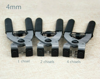 1 Piece Diamond Chisel Punch Pliers 4mm Prong / Three Styles Available