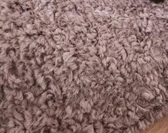 150cm x 40cm ( 59"x 15") Brown Curl Fabric For Teddy Bears Toy Fabric