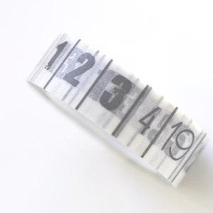 Numbers 1 to 24 Deco Washi Tape 15mm x 10M Roll No.12836