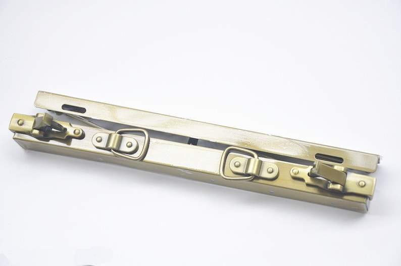 Doctor Bag Purse Frame With Screws Brushed Brass Metal Closure Purse Frame 30cm 12/ 35cm 14 / 40cm16 / 45cm18 image 5