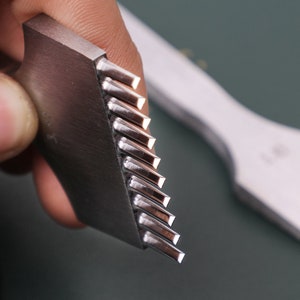 3.38mm/3.85mm/4mm Leather Stitching Prong Chisel 2/5/10 Prongs