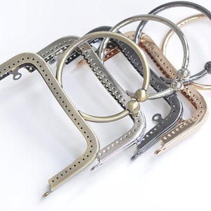 Retro Metal Purse Frame /Sewing Handle Purse Frame 12.5cm (5&quot;) Pick Color