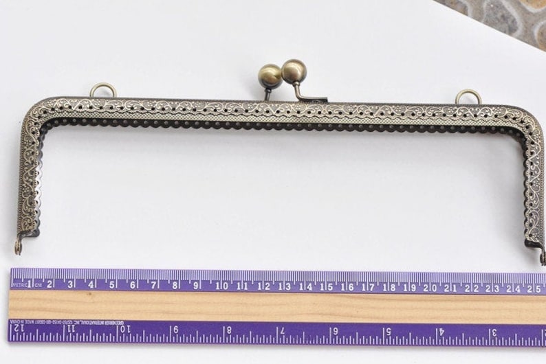 25cm Retro Metal Sewing Purse Frame /Handle Purse Frame Pick Color image 3