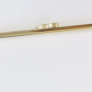 7" Gold Purse Frame Glue-In Purse Frame 18.5cm x 6cm