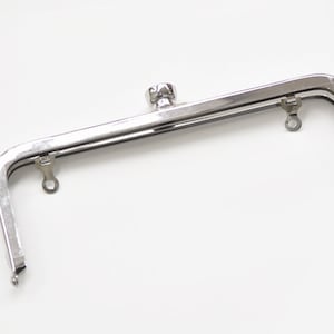 Silber Portemonnaie Rahmen Clutch Tasche Geldbörse Rahmen 20,5cm x 7,5cm