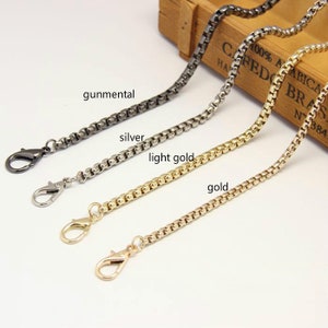Retro Purse Frame Bag Chain Four Colors