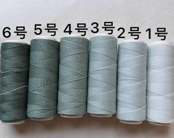 6 Pieces A Set 0.3mm Round Cord Glittering 100 Meters A Roll