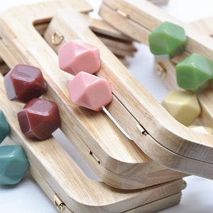 20cm ( 8") Retro Purse Frame Wood Purse Frame Come With Screws 20x8cm Pick Color