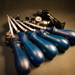 Edge Beveler With Smooth, Ergonomic Grip Leather Edge Tool