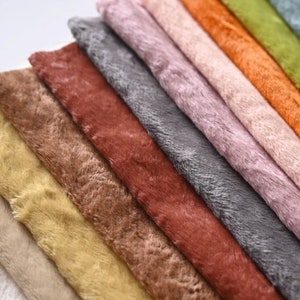 Materiale per orsacchiotti Tessuto morbido per realizzare giocattoli di peluche 32 cm x 24 cm (12" x 9") Scegli il colore