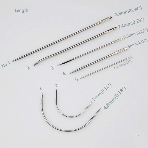 Leather Needles Set 7pcs A Set No.10387 Etsy