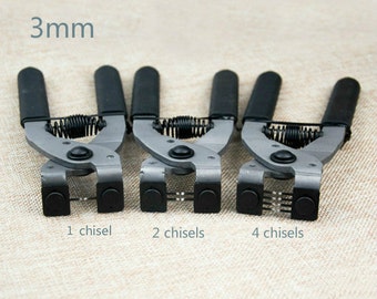 1 Piece Diamond Prong Punch Chisel  Pliers 3mm Teeth Spacing / Three Styles Available