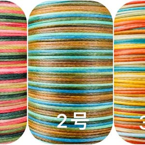Waxed Polyester Thread Leather Craft Hand Sewing Essential No.1-No.30 Pick Width/Color