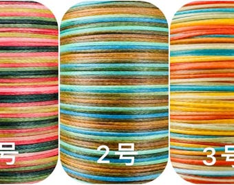 Waxed Polyester Thread Leather Craft Hand Sewing Essential No.1-No.30 Pick Width/Color