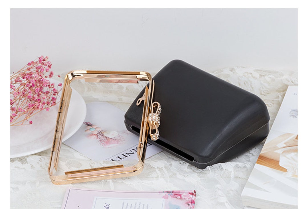 Box Purse Frame Clutch Bag Gluein Purse Frame 16.5cm 6 Etsy