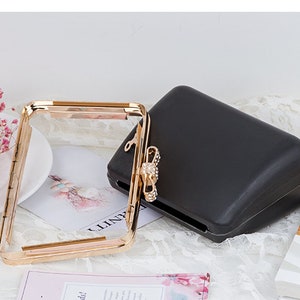 Box Purse Frame Clutch Bag Glue-In Purse Frame 16.5cm (6")