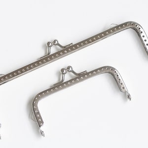 8.5/10.5/12.5/15.5cm (3&quot;to 6&quot;) Retro Silver Purse Frame Sewing Purse Frame