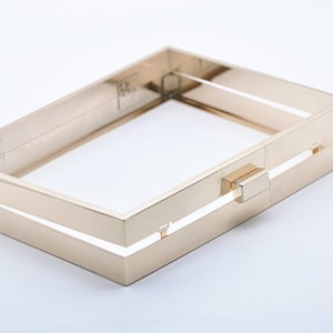 Gold Geldbörse Rahmen Clutch Tasche Geldbörse Rahmen 20,5 cm x 15 cm