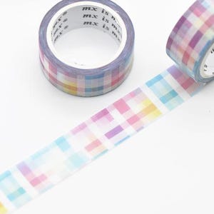 Le journal en papier Washi à motif quadrillé fournit un rouleau de 15 mm de large x 5 mètres
