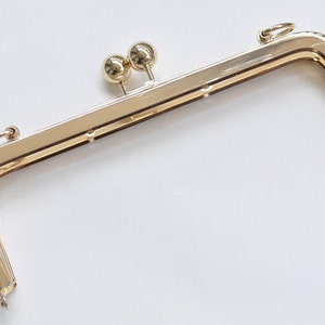 Metal Purse Frame Clutch Bag Purse Frame With Screws Gunmetal/ Light Gold/ Bronze 20.5cm ( 8&quot;)