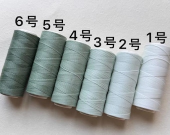 6 Pieces A Set 0.5mm Flat Cord Waxed Thread Bracelet Thread 80 Meters A Roll
