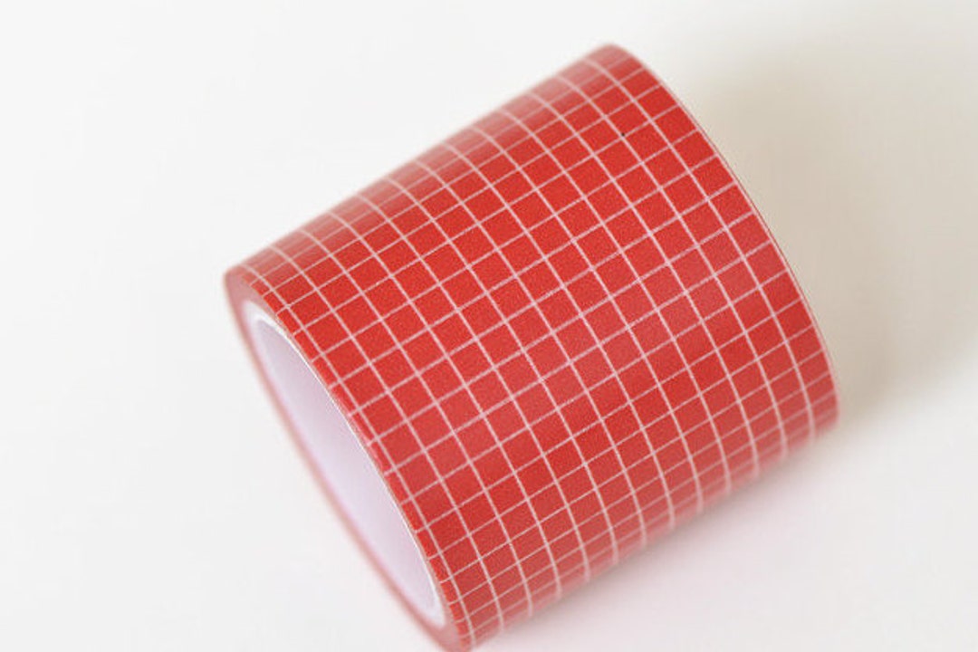 earthy red plaid washi tape – Leelajournals
