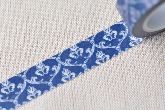 Retro Flowers Washi Tape 15mm wide x 10m long No.12125