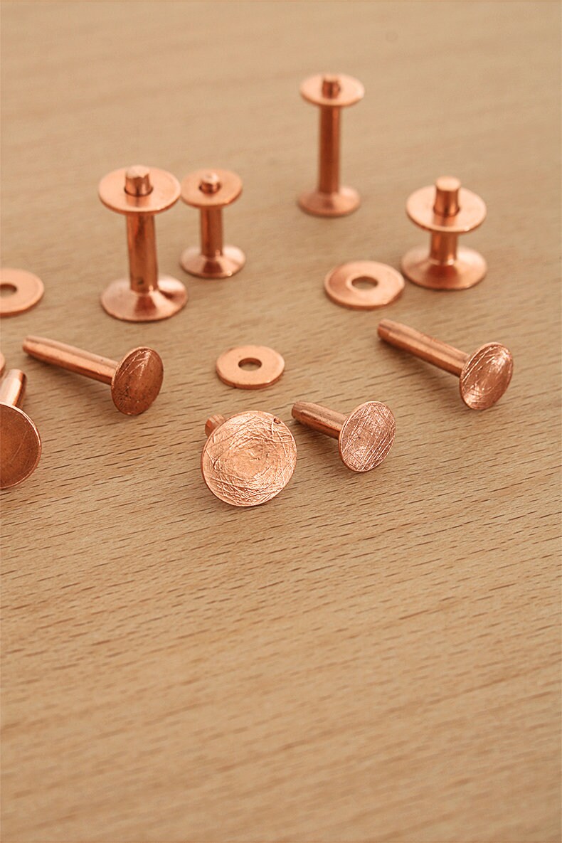 Leather Rivets and Studs Leatherworking Screws Belt Stud 2 Sets A Pack Pick Color/Size