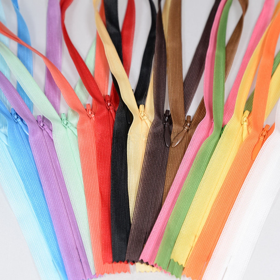 Dress Zippers No.2 Rainbow Colors Teeth Length 20cm/40cm/60cm - Etsy