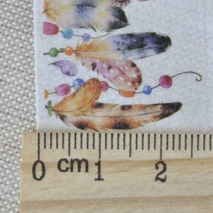Feather Washi Tape / Decorative Tape / Japanese Masking Tape 30mm Wide ...