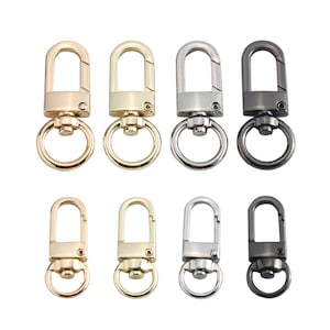 Trigger Snap Hooks / Purse Hook / Key Hook/Swivel Hook 5 Pieces A Pack Inner Size 10mm/13mm Pick Size And Color