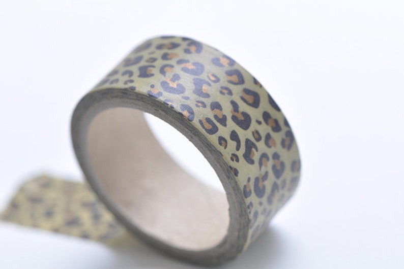 Leopard Washi Tape Japanese Masking Tape 20mm x 5M No.13241