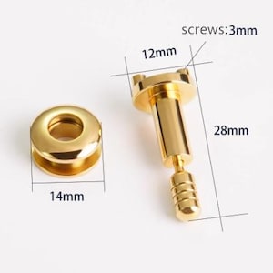 A Stainless Steel Purse Lock Foldable Purse Closure Leather Craft Accessory Pick Color