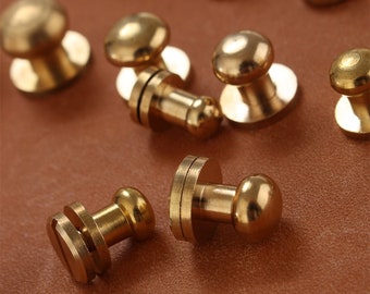 Rivets en cuivre pour artisanat du cuir 100 pièces pour projets