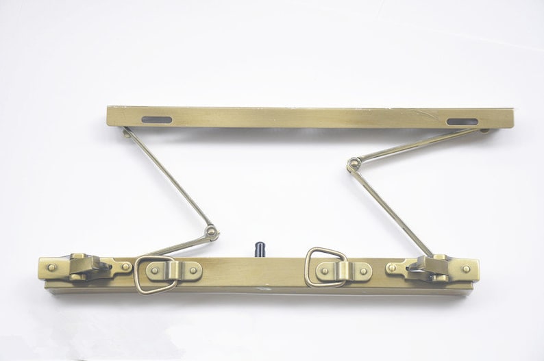 Doctor Bag Purse Frame With Screws Brushed Brass Metal Closure Purse Frame 30cm 12/ 35cm 14 / 40cm16 / 45cm18 image 7