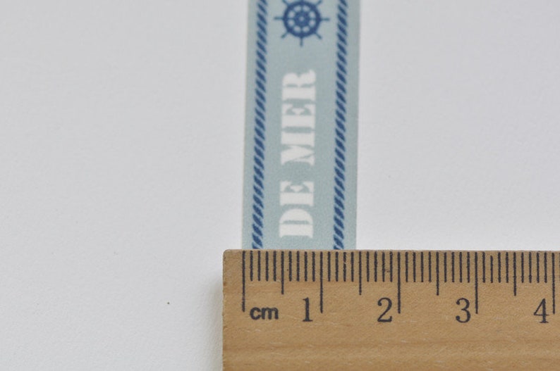 Blue Washi Tape Masking Tape 15mm wide x 5 Meters Roll No.10640