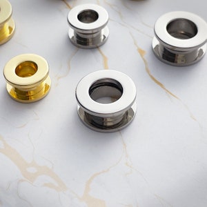 Edelstahl Öse mit Unterlegscheibe 4Stk Ein Pack Leder Basteln Reparatur Grommet Innengröße 8mm/11mm